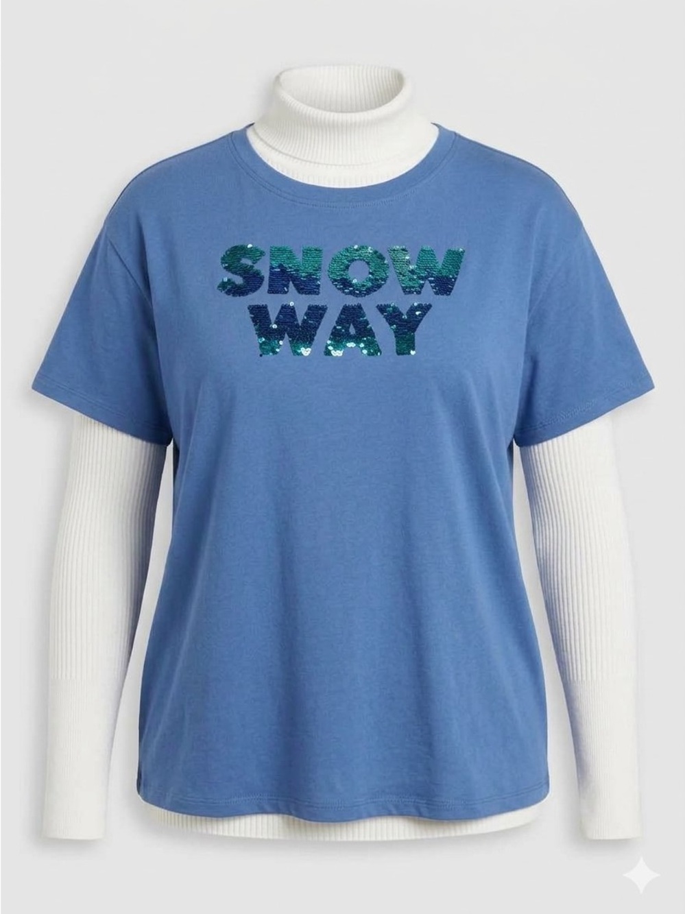 TORRID SNOW WAY' Sequin Graphic Tee - Women.